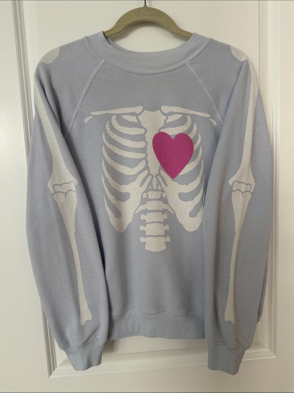 Wildfox Vintage Style Skeleton Sweatshirt